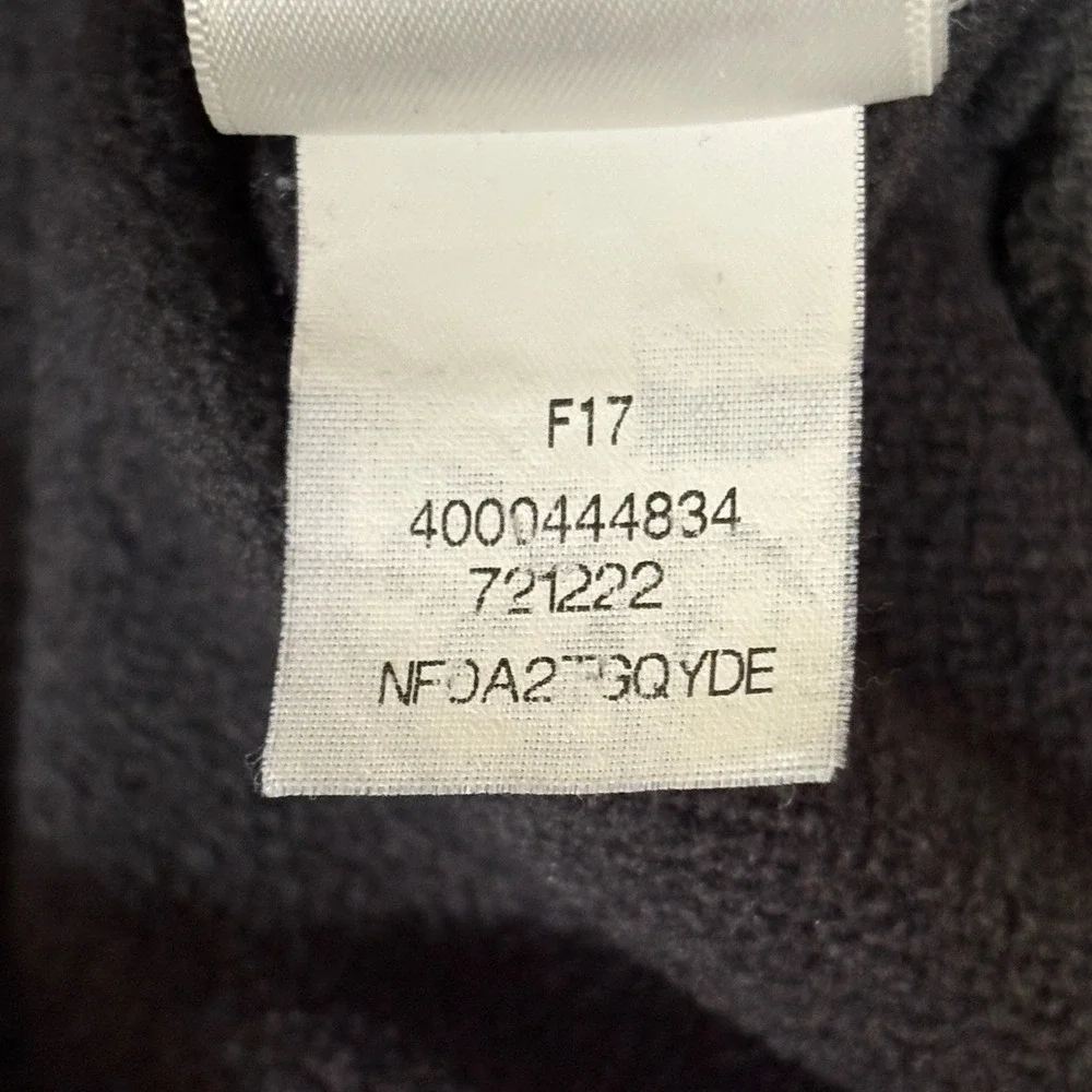 The North Face Mens Large Gray Blue Logo Pullover Hoodie NF0A2T3QYDE